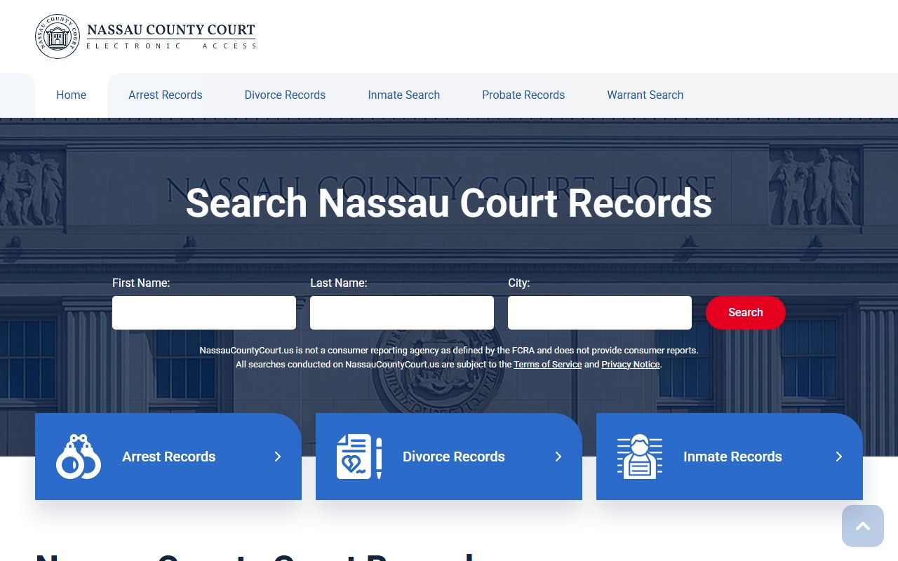 Hempstead family court records Nassau County court search