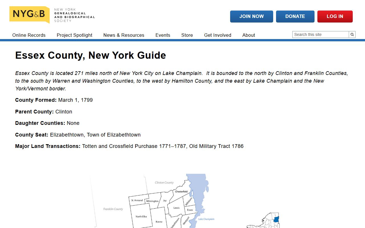 Essex County Family Court Records genealogy guide